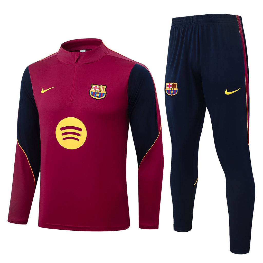 Barcelona Kids Tracksuit 26/27 - Claret