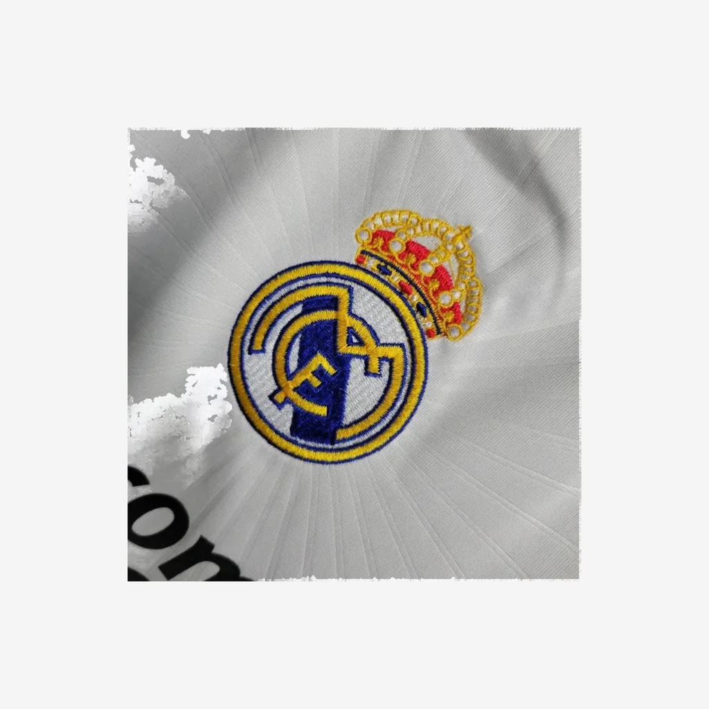 Real Madrid Retro Home 10/11 Men's Long Sleeve Shirt
