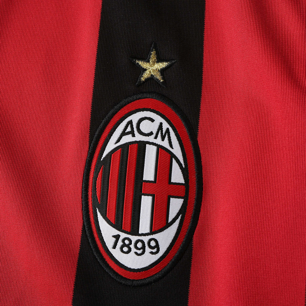 AC Milan Retro Home 09/10 Men's Long Sleeve Shirt