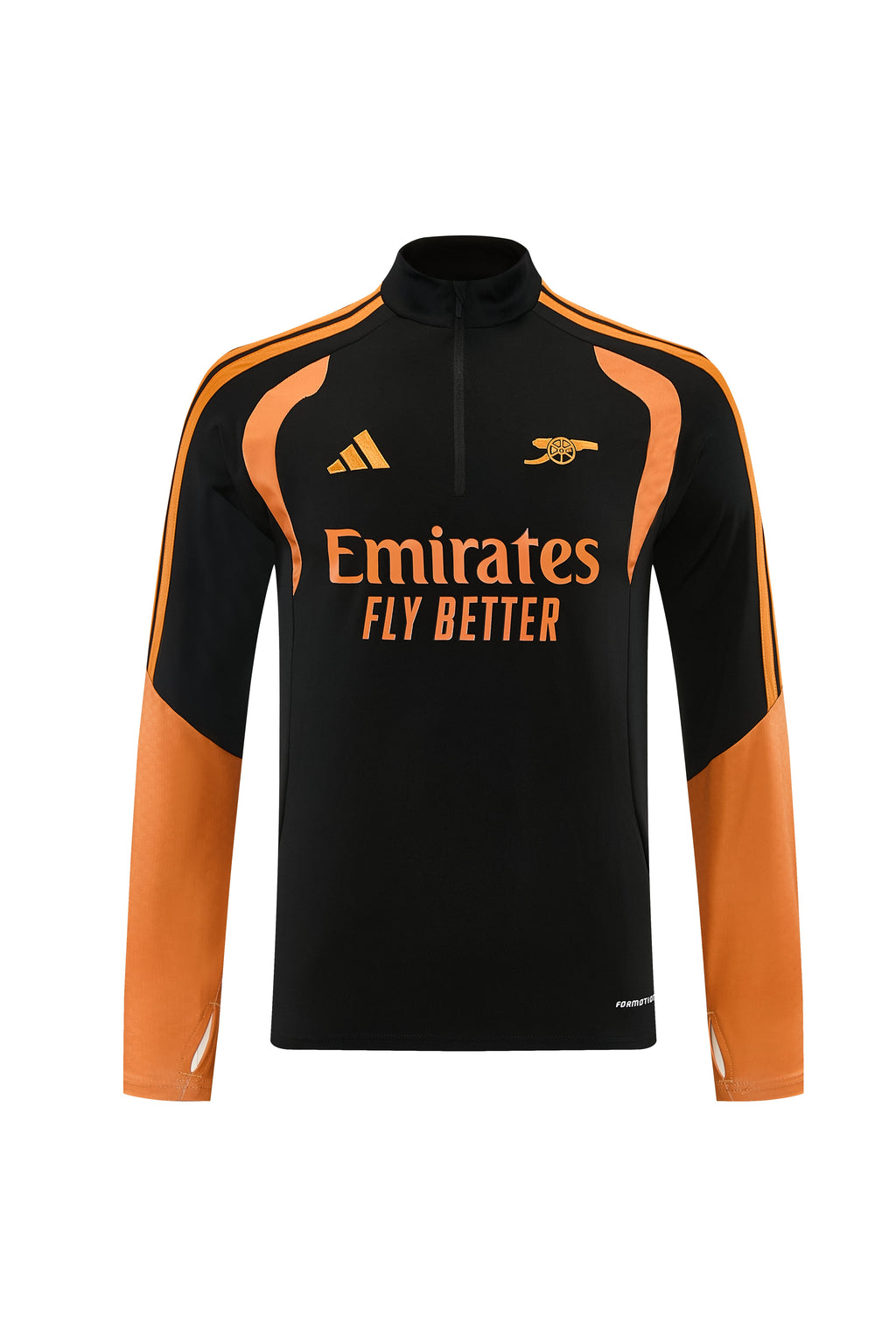 Arsenal Kids Tracksuit 26/27 - Black and Orange