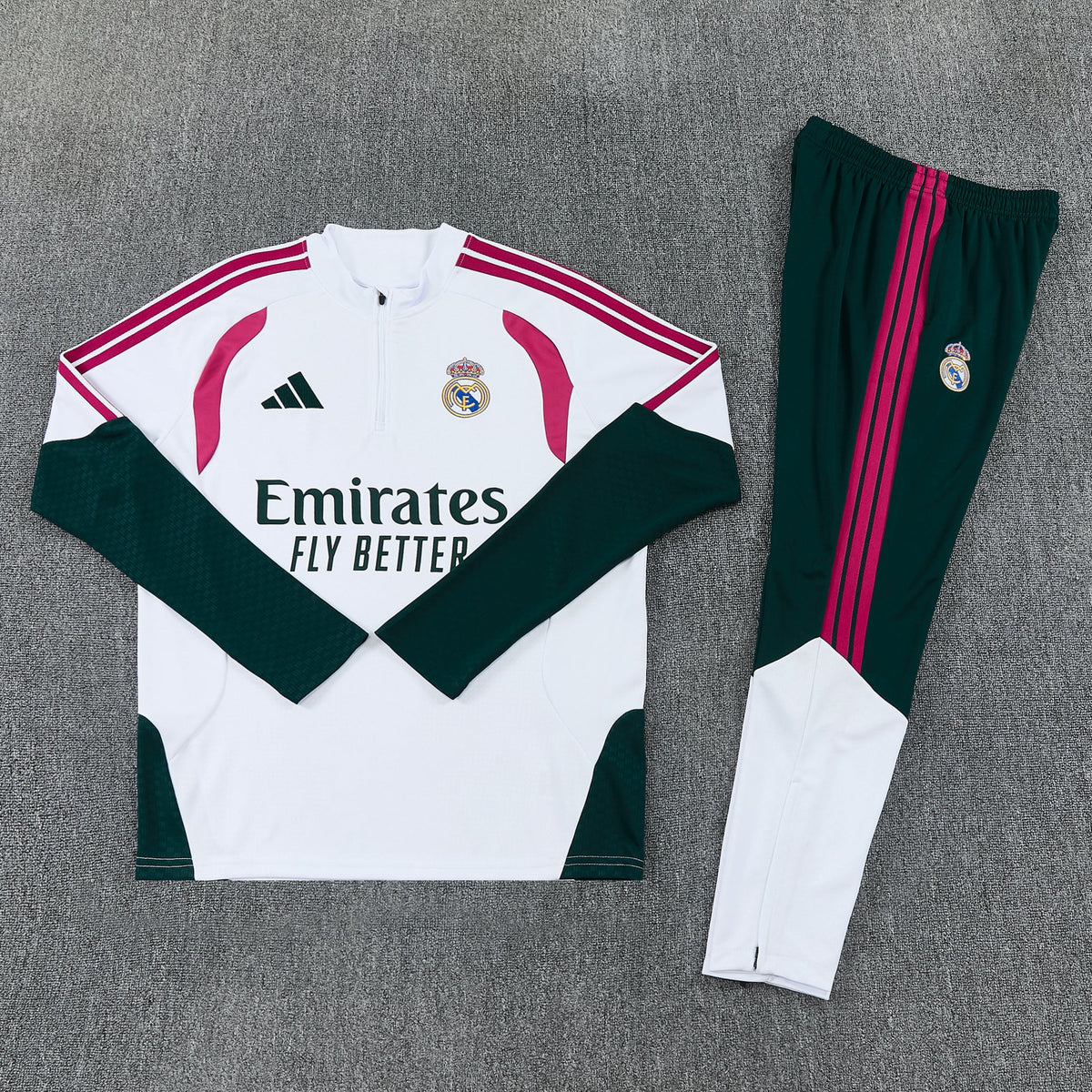 Real Madrid Training Suit 26/27 - White and Green