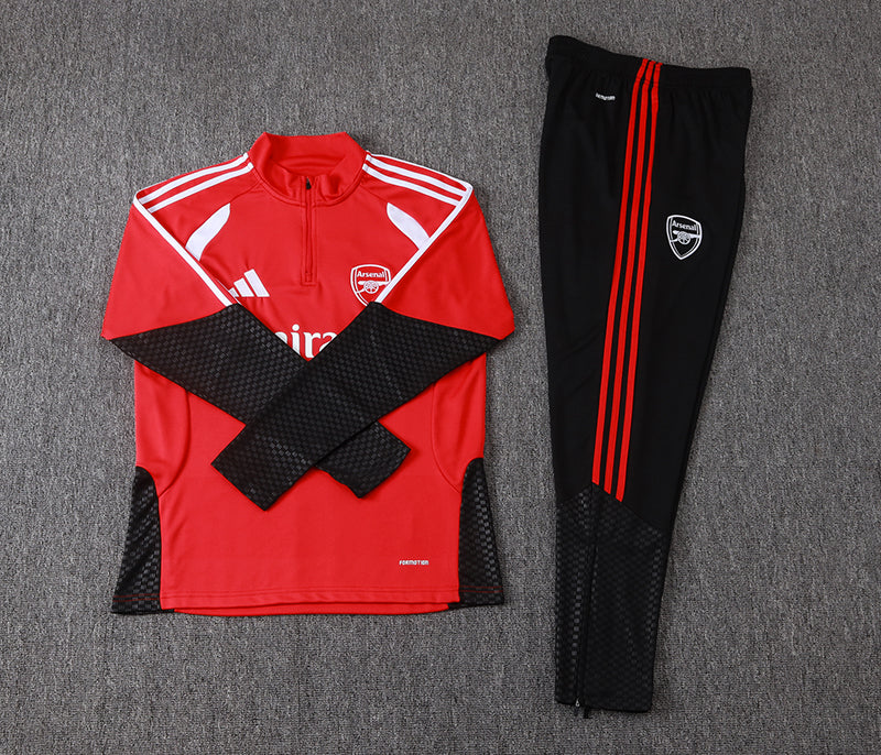 Arsenal Training Suit 26/27 - Red and Black