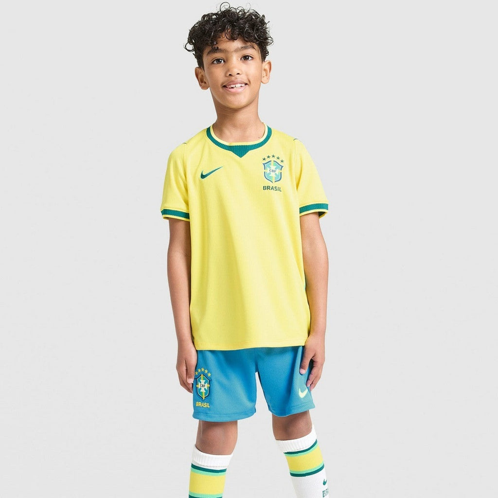 Brazil Home 26/27 Kids Shirt Kit