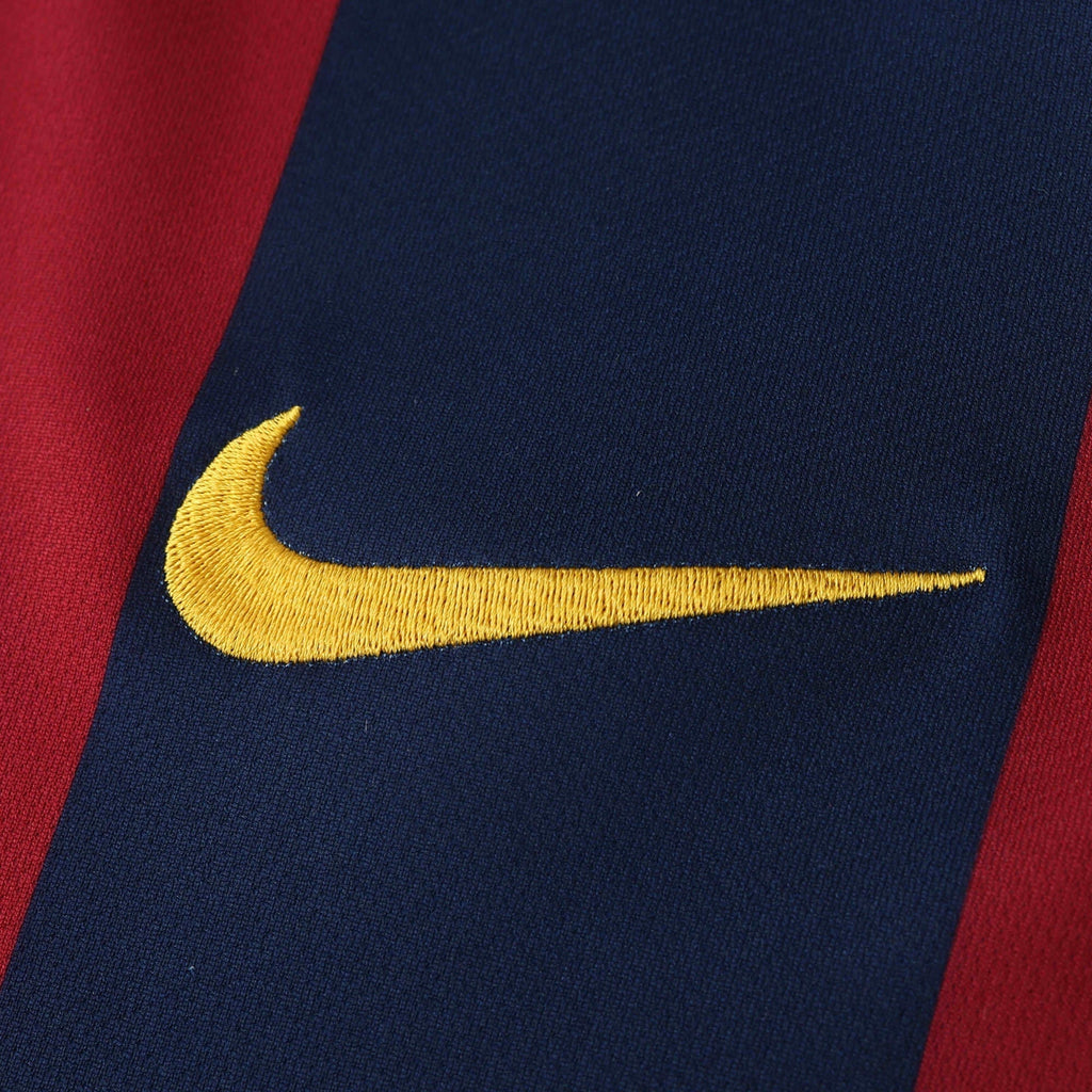 Barcelona Retro Home 14/15 Men's Long Sleeve Shirt