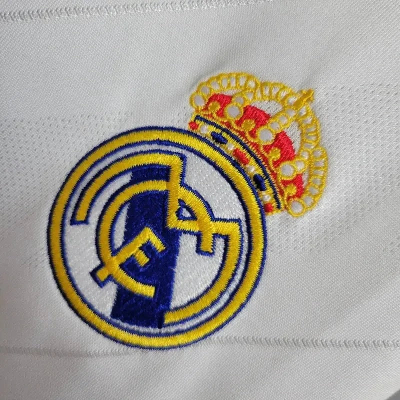 Real Madrid Retro Home 17/18 Men's Long Sleeve Shirt