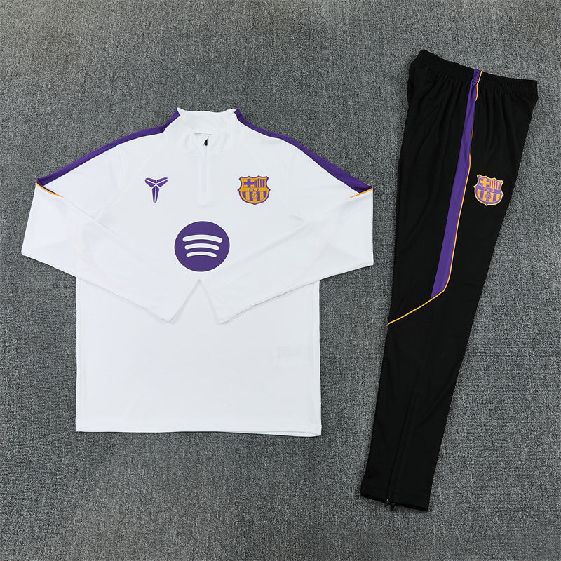 Barcelona Training Suit 26/27 - White