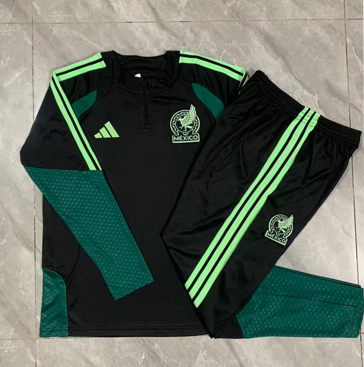 Mexico Training Suit 26/27 - Black and Green