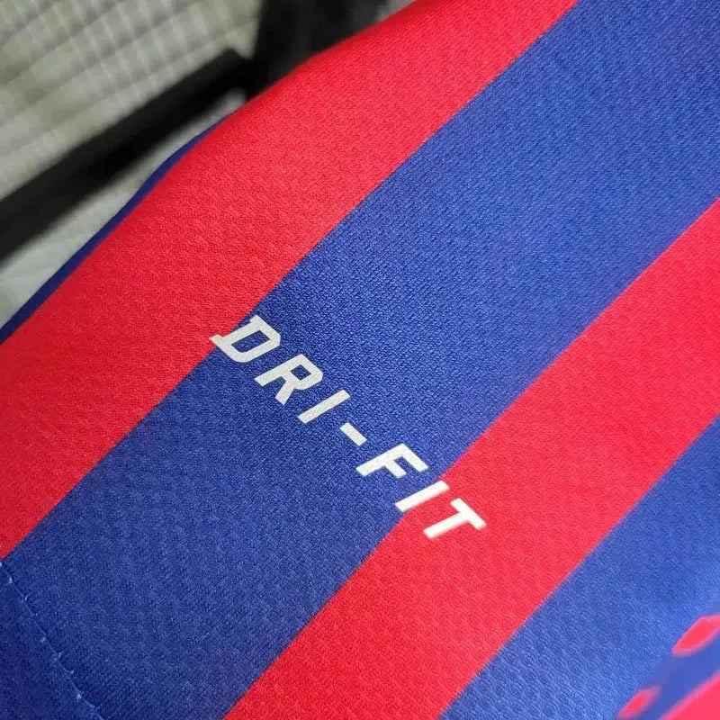 Barcelona Retro Home 11/12 Men's Long Sleeve Shirt
