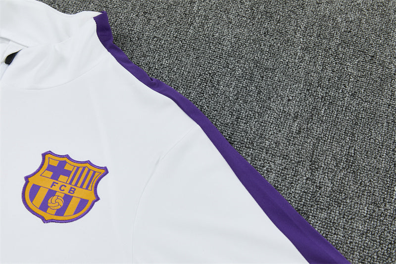 Barcelona Kids Tracksuit 26/27 - White