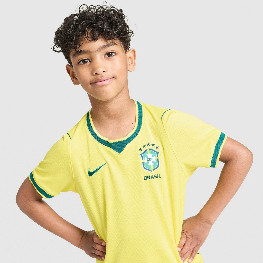 Brazil Home 26/27 Kids Shirt Kit