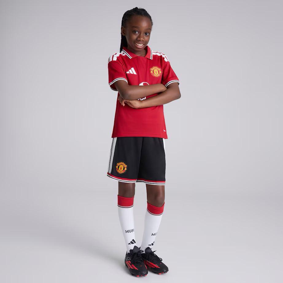 Manchester United Home 26/27 Kids Shirt Kit