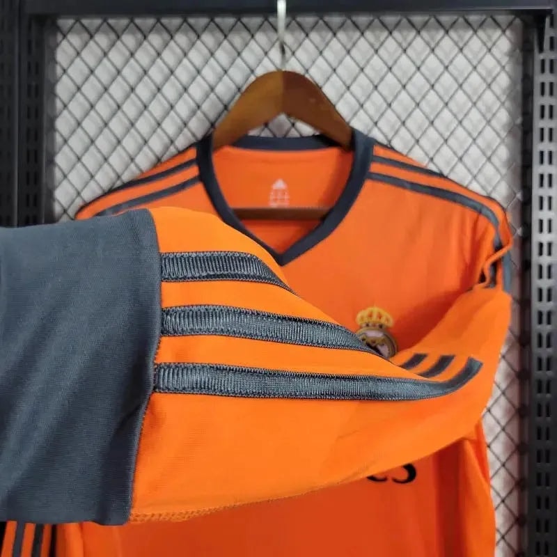 Real Madrid Retro Away 13/14 Men's Long Sleeve Shirt