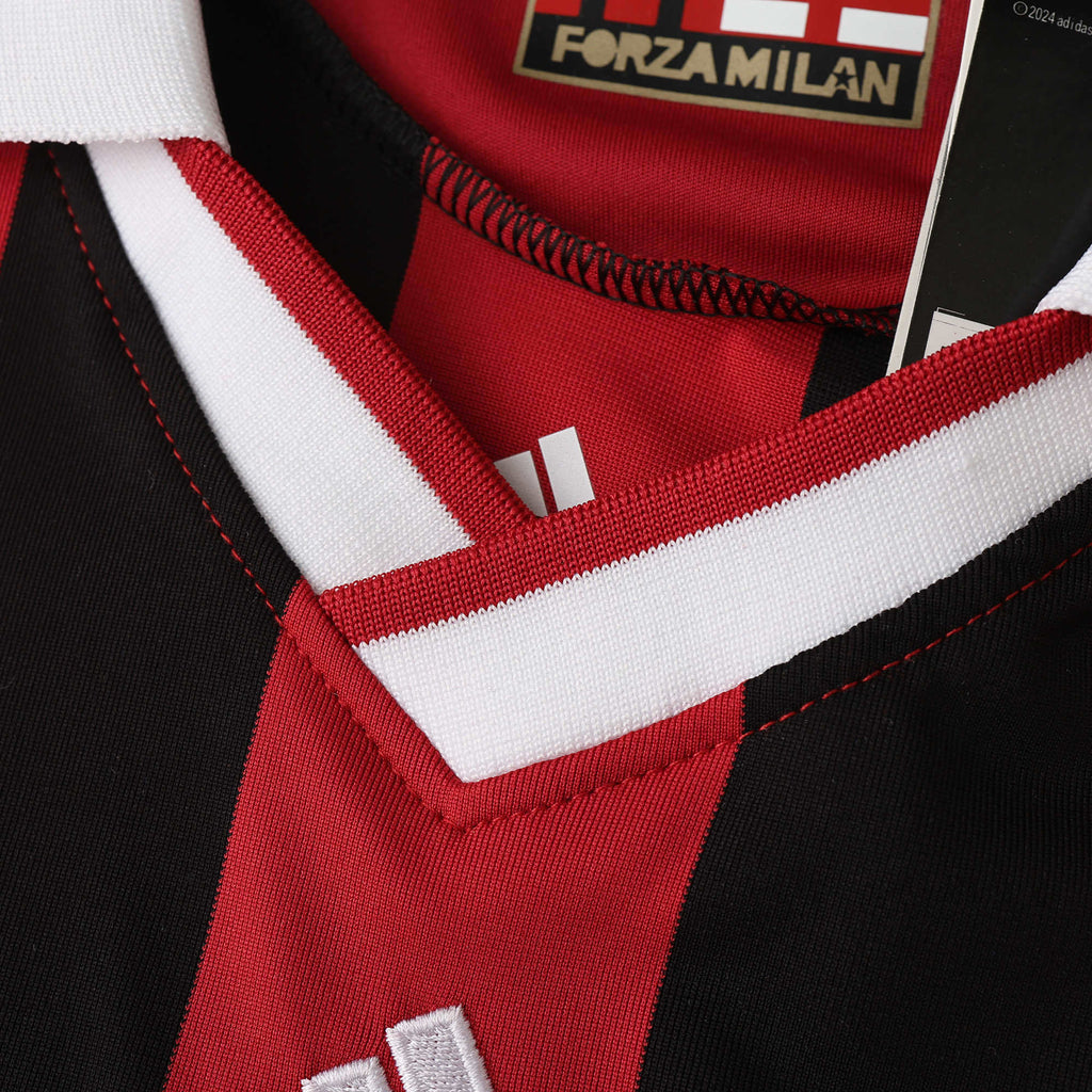 AC Milan Retro Home 09/10 Men's Long Sleeve Shirt