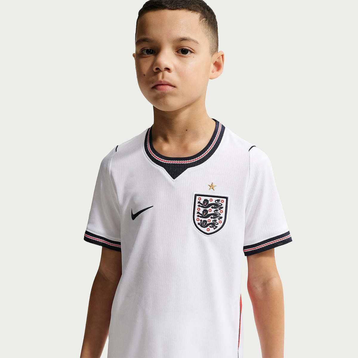 England Home 26/27 Kids Shirt Kit