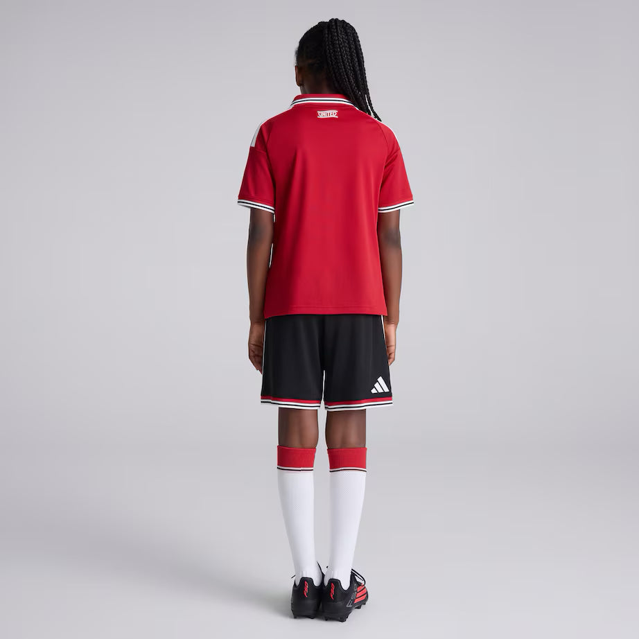 Manchester United Home 26/27 Kids Shirt Kit