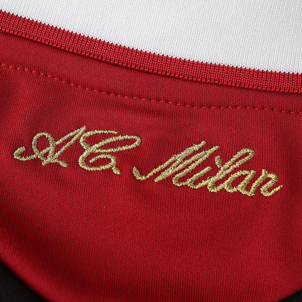 AC Milan Retro Home 09/10 Men's Long Sleeve Shirt