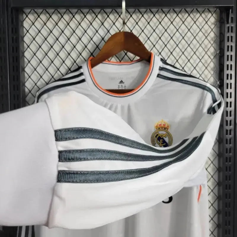 Real Madrid Retro Home 13/14 Men's Long Sleeve Shirt