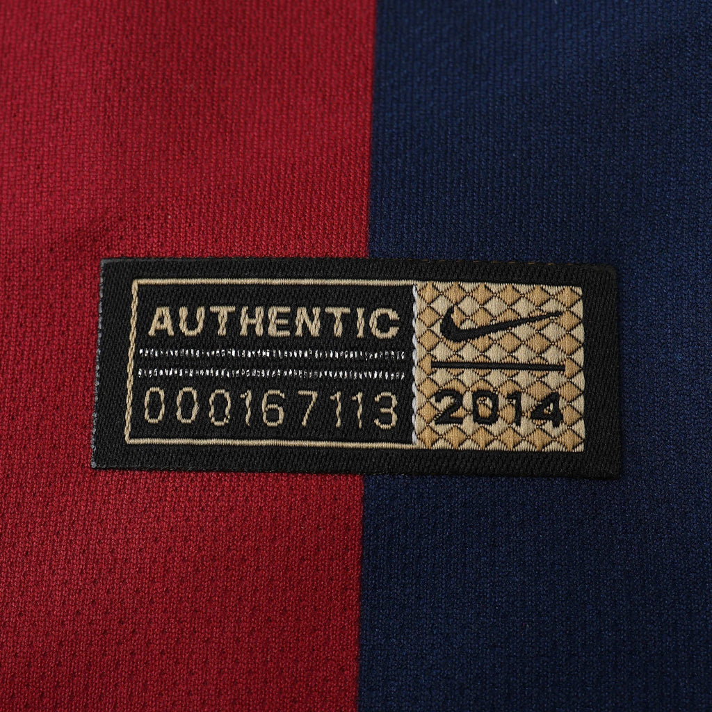 Barcelona Retro Home 14/15 Men's Long Sleeve Shirt