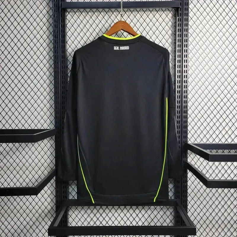 Real Madrid Retro Away 10/11 Men's Long Sleeve Shirt